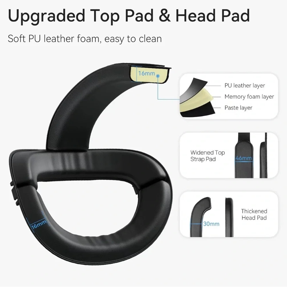 KIWI design Comfort Battery Head Strap